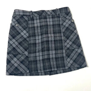 Eddie Bauer Mini Plaid Retro Wool Blend Y2K Skirt
Size P2